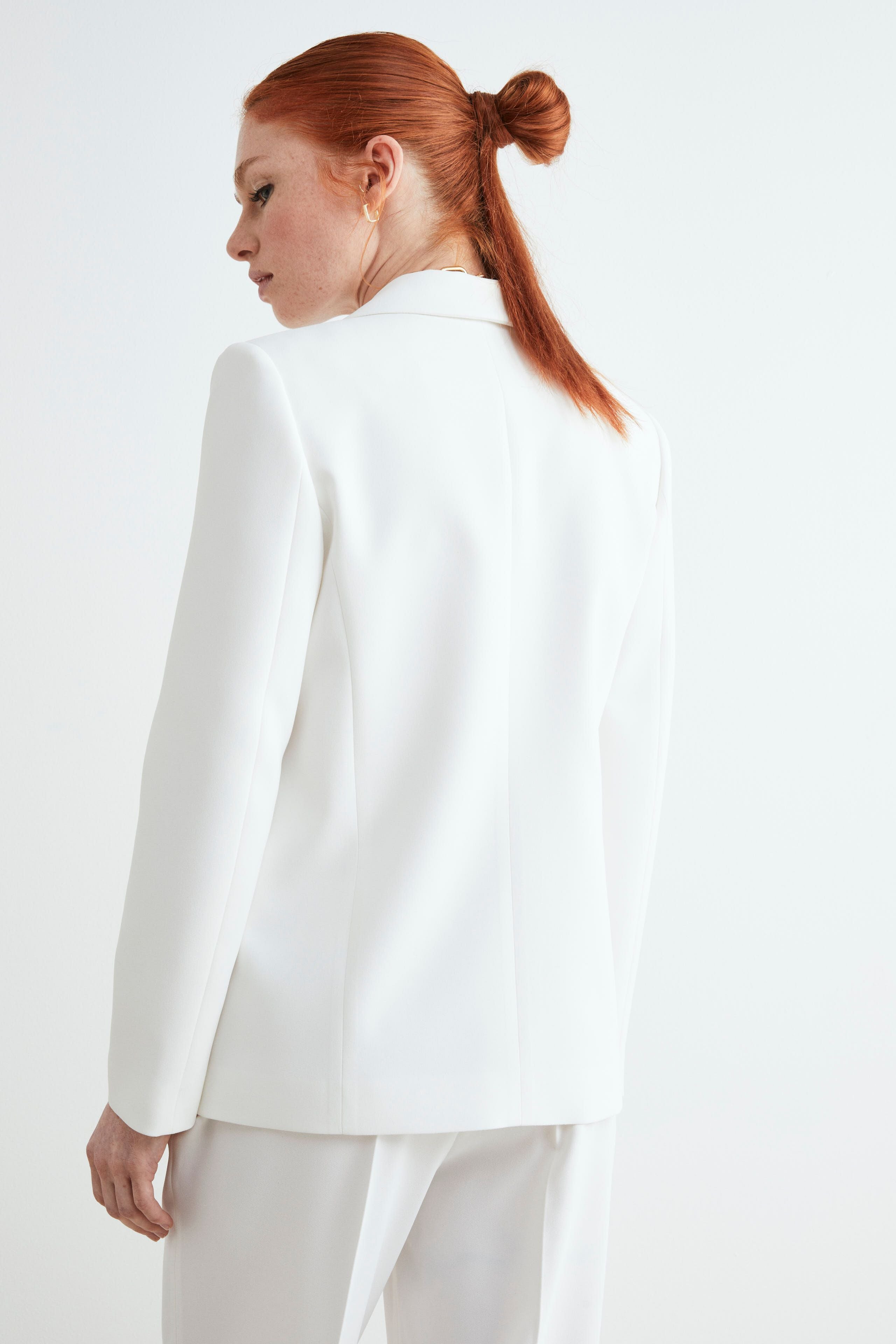 Blazer bianco elegante - PANNA