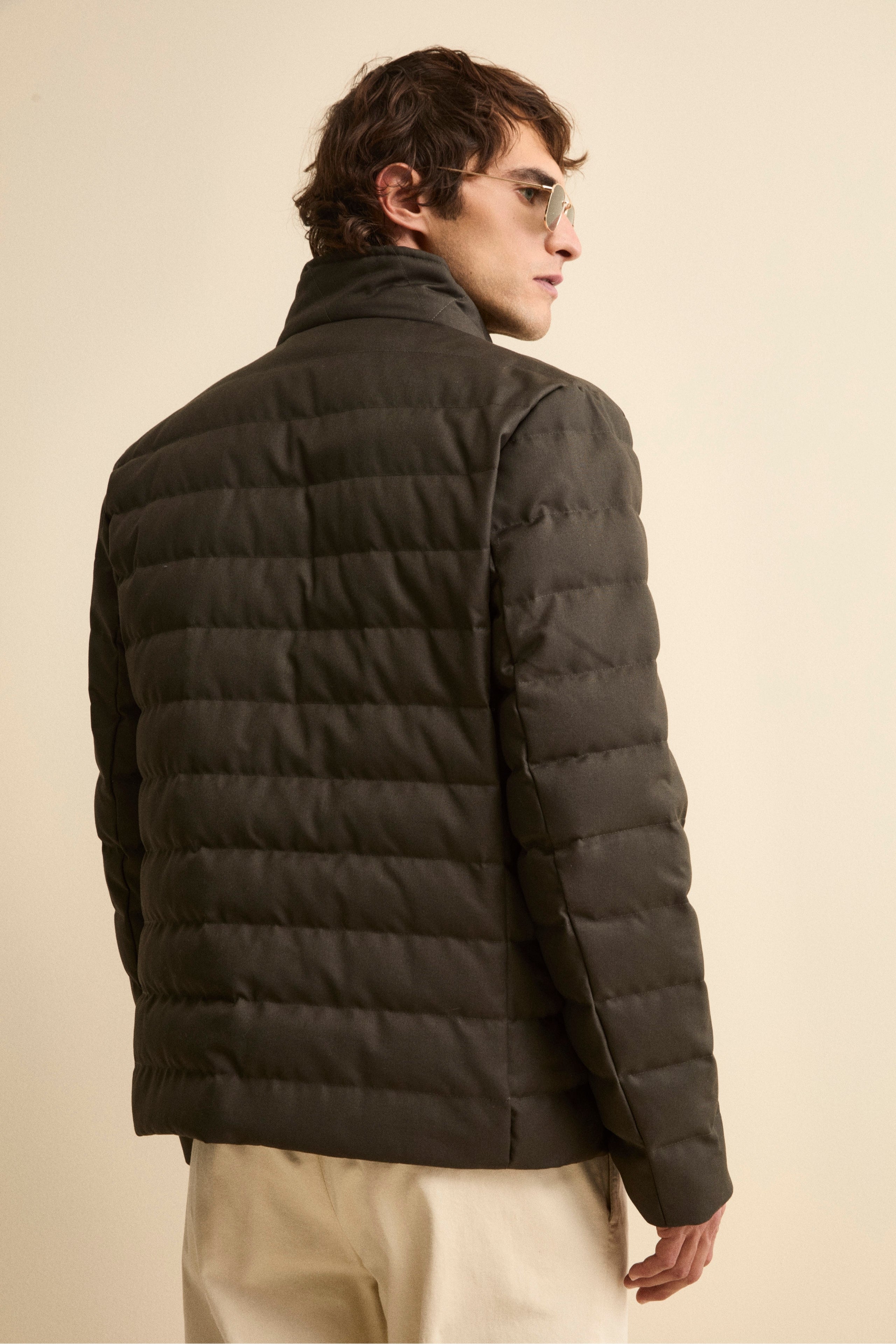 Padded Jacket with Bib - -