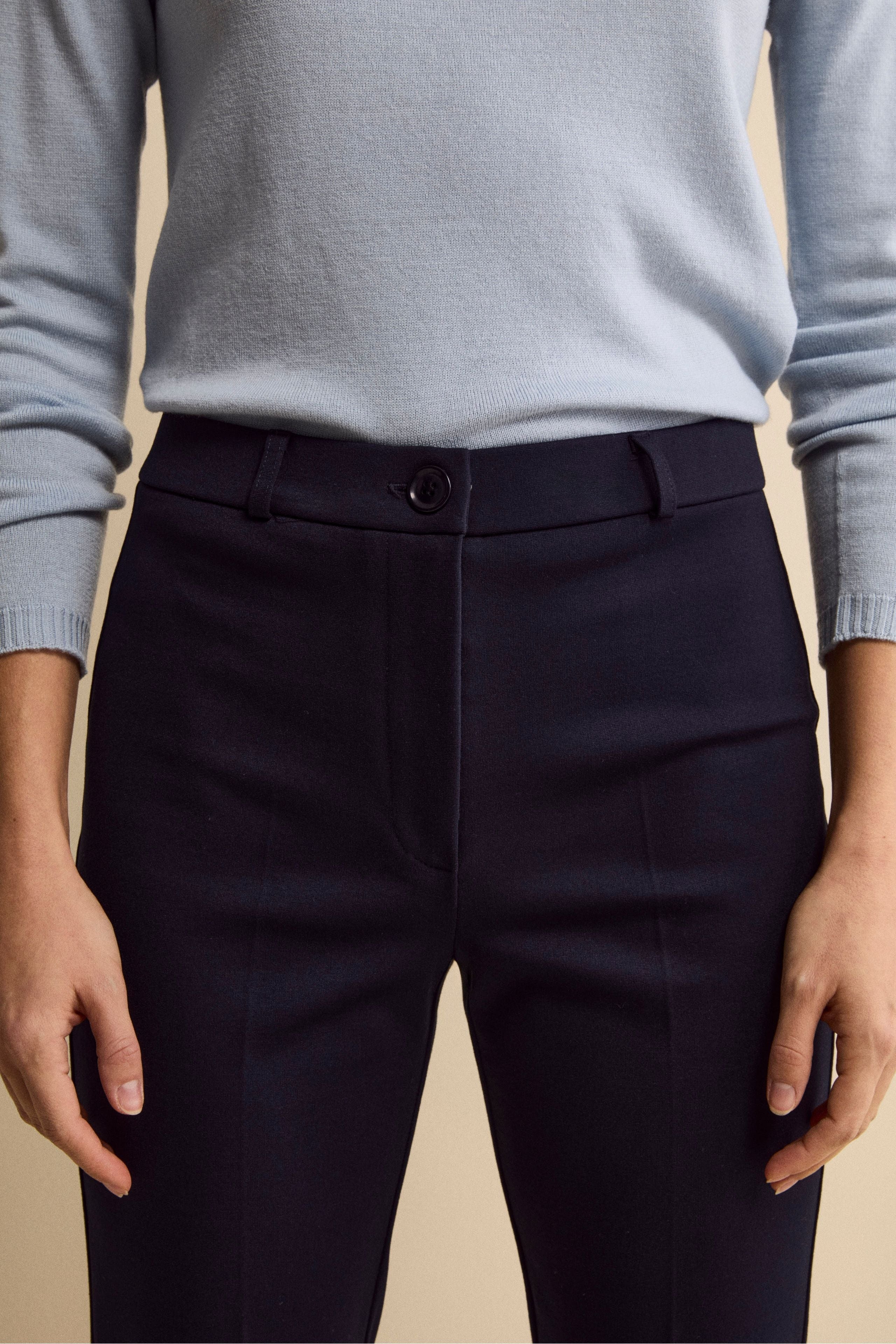 Cigarette trousers - Chalk white