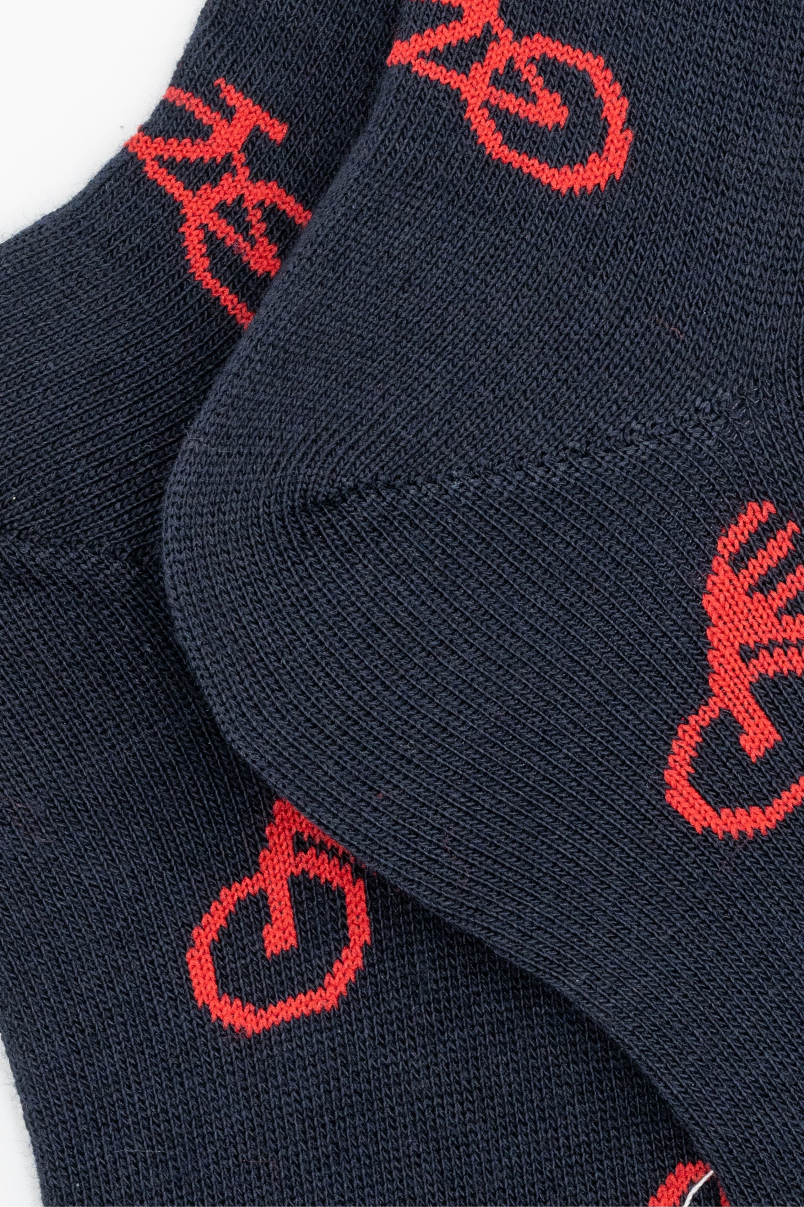 Short Socks with Bicycle Pattern - BLUE