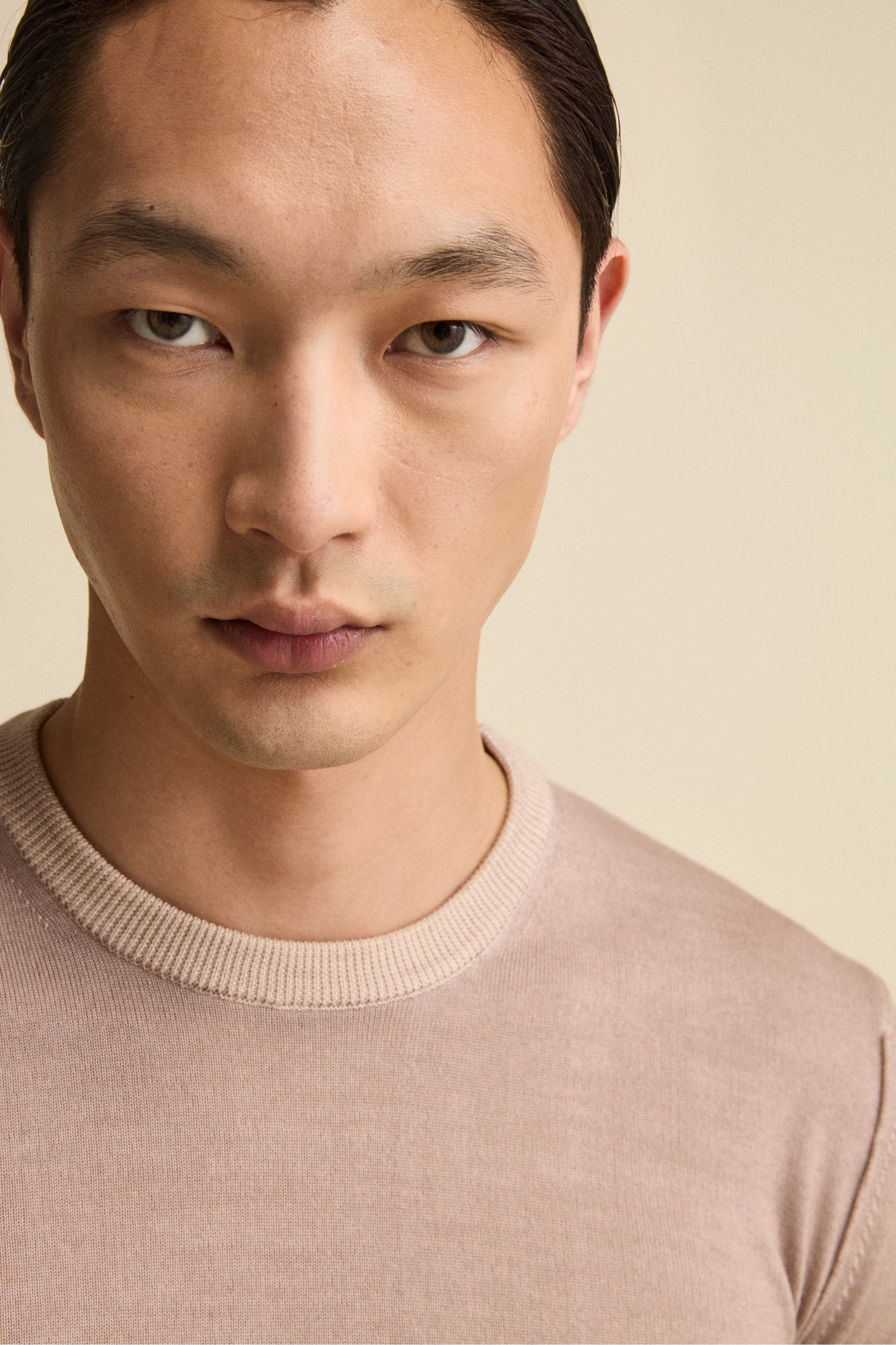 Extrafine Merino Wool Crew Neck - QUARTZ