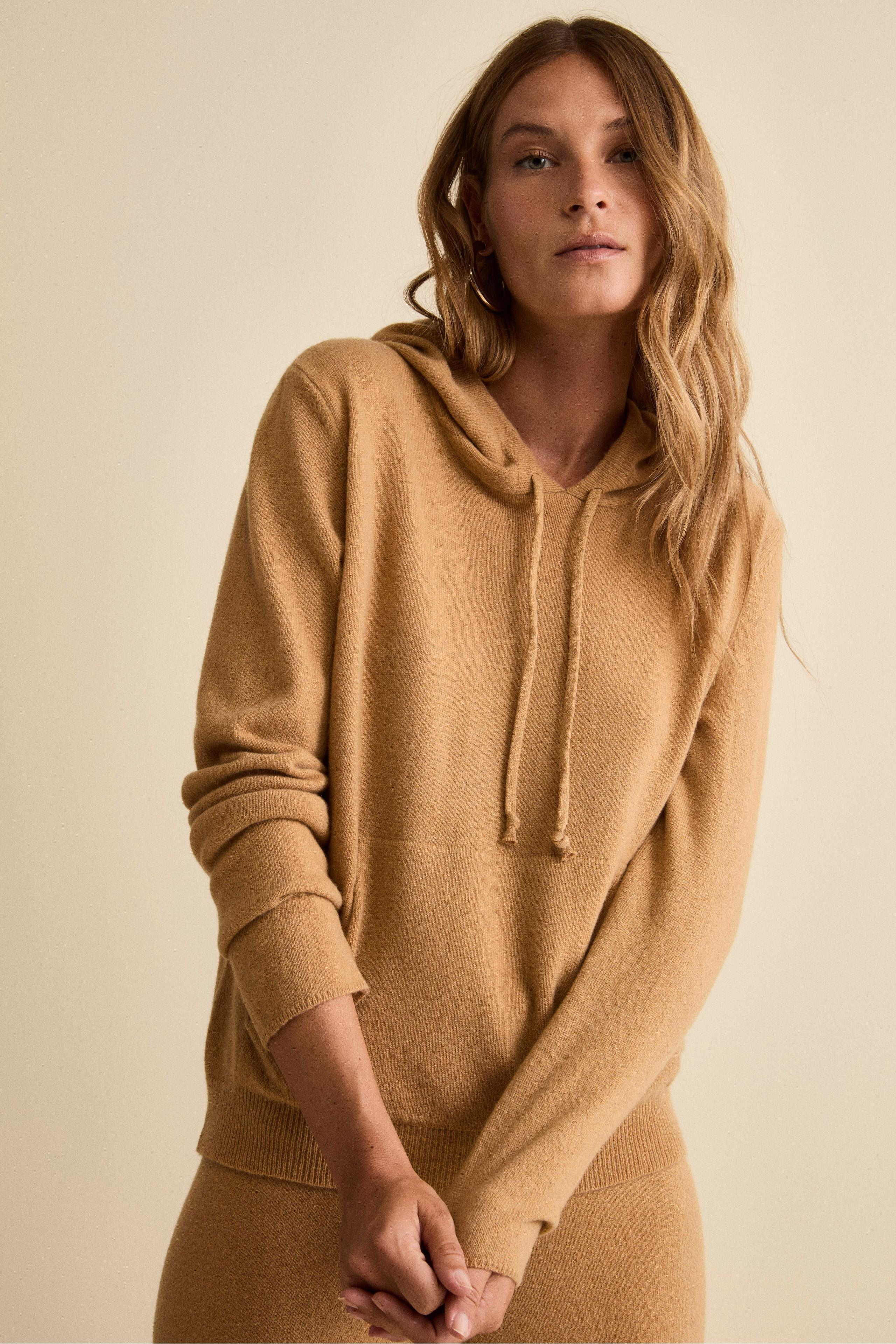 Combinaison en cachemire - Chameau