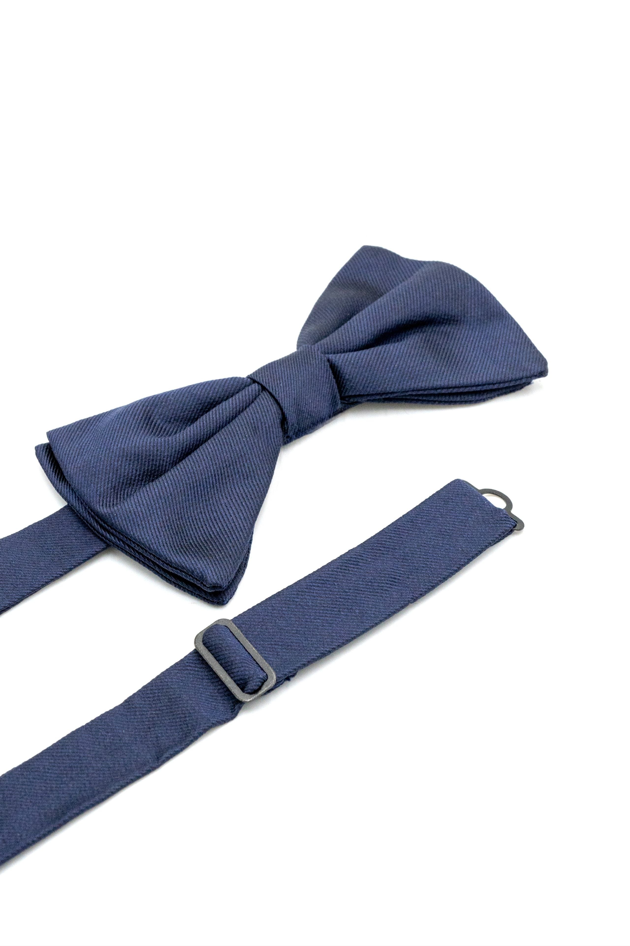 Bow Tie in Pure Silk - BLUE