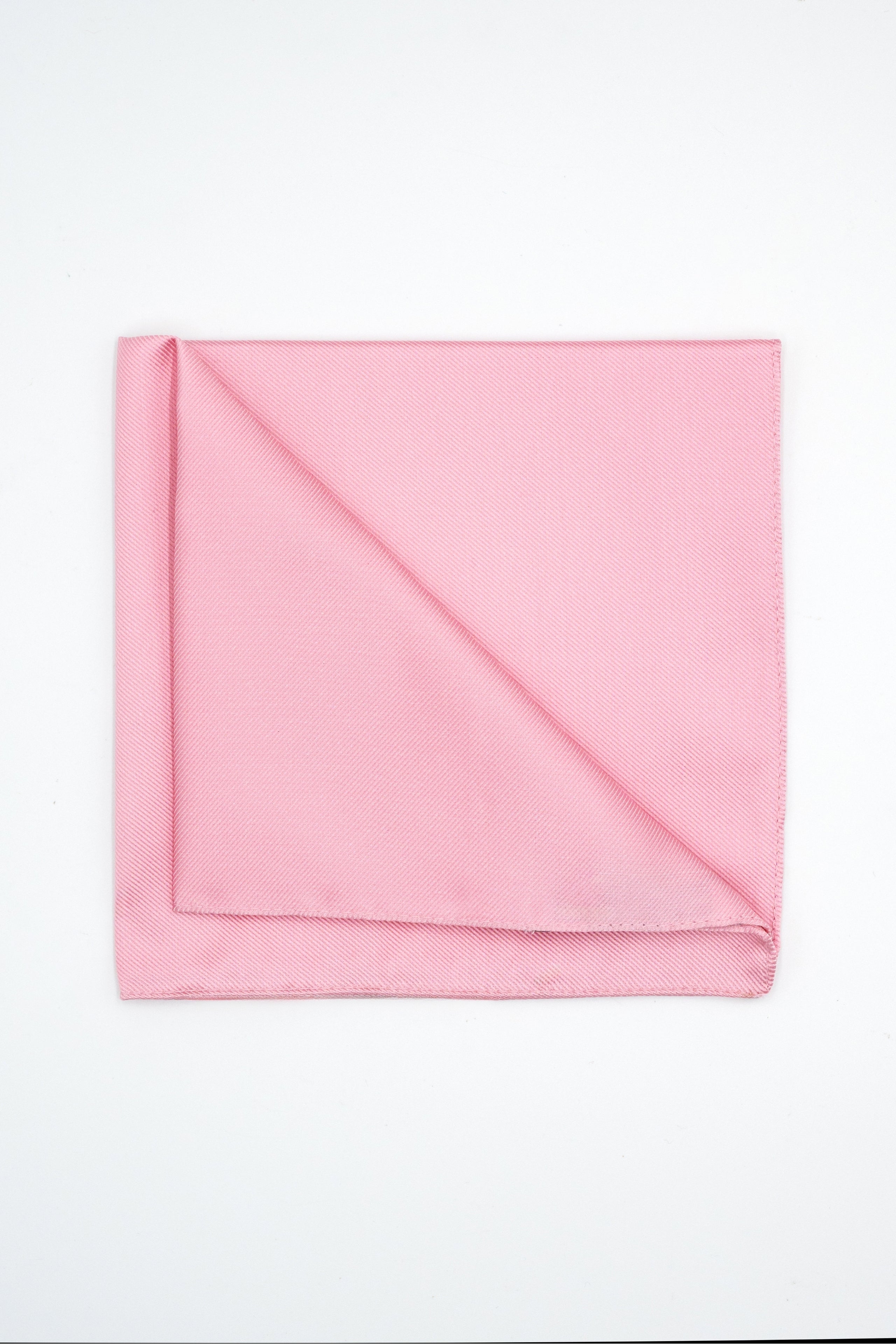 Pocket Square in Pure Silk - Pink