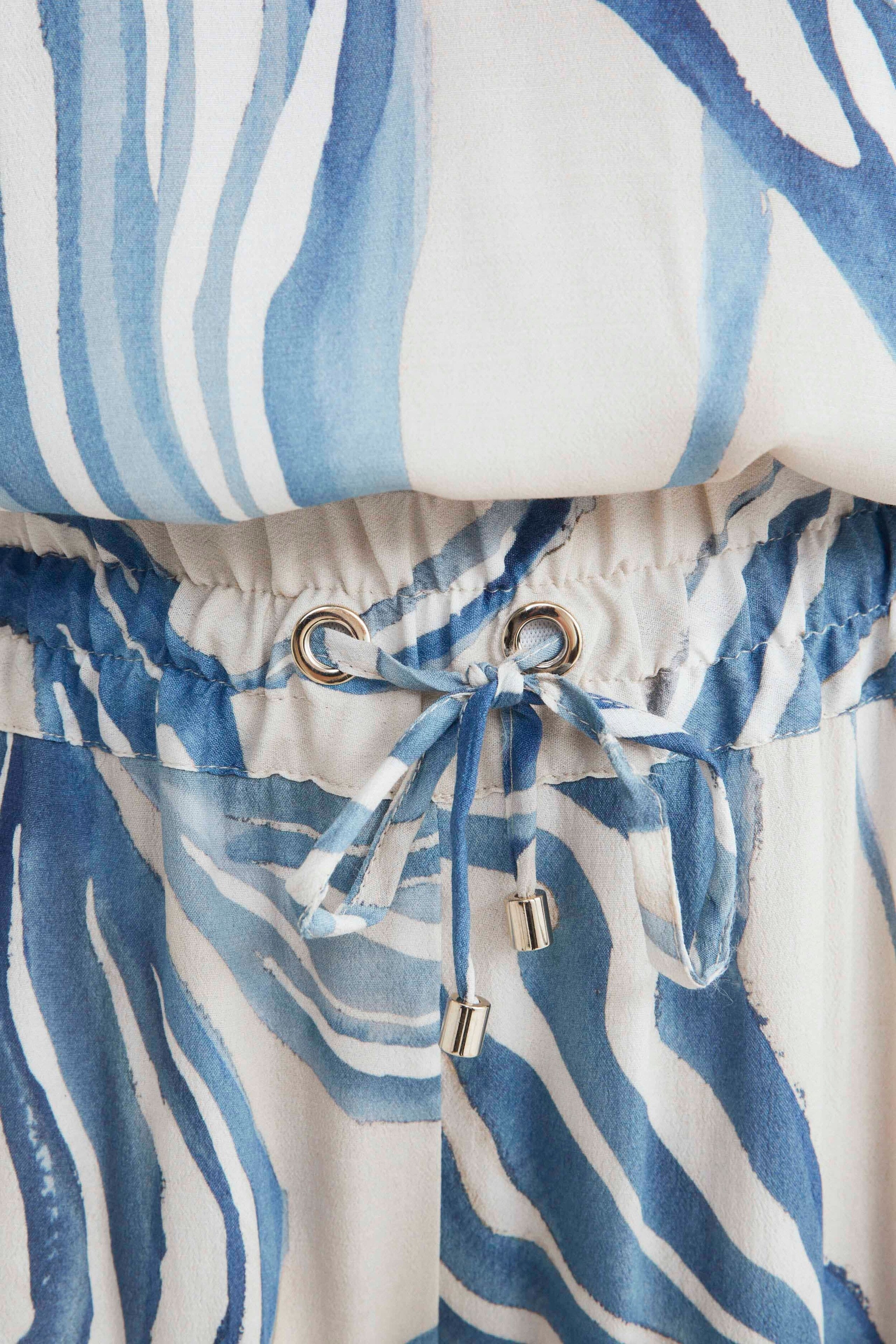 Pantalone morbido fantasia - FANT. AZZURRO