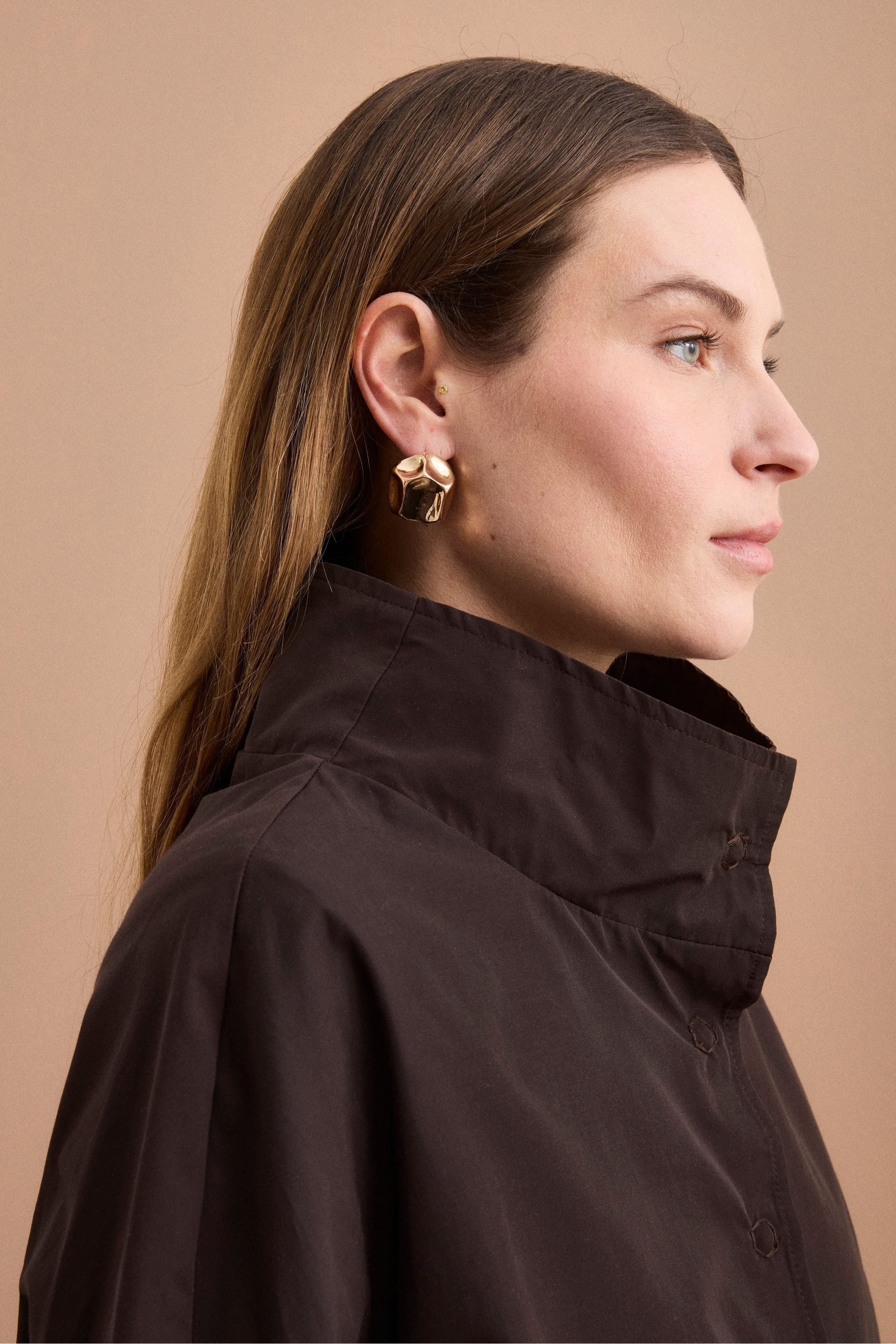 Cappa Over Sfoderata in Misto Cotone - T.MORO