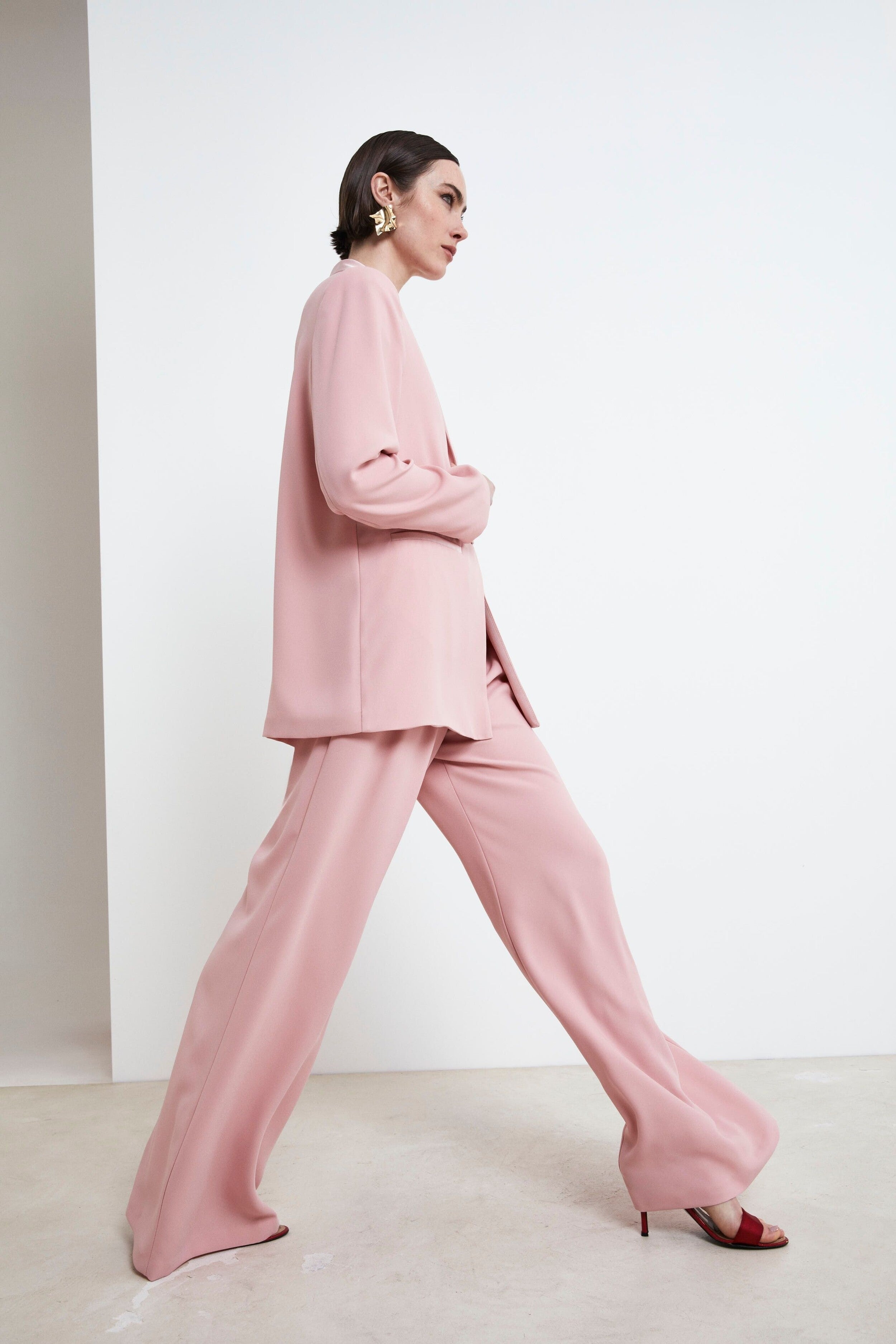 Pantalone Over Elegante - ROSA