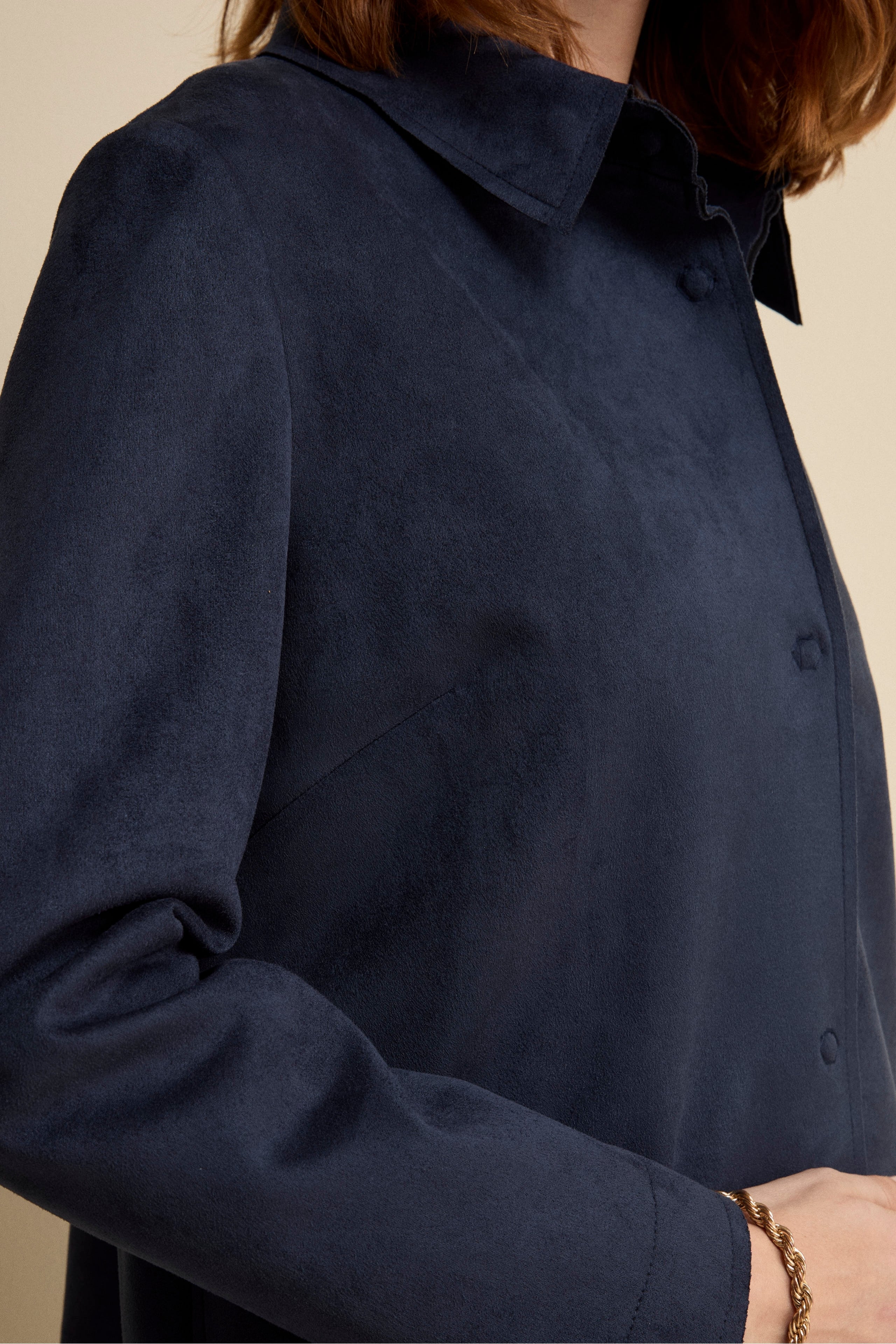 Spolverino Midi Sfoderato - BLU