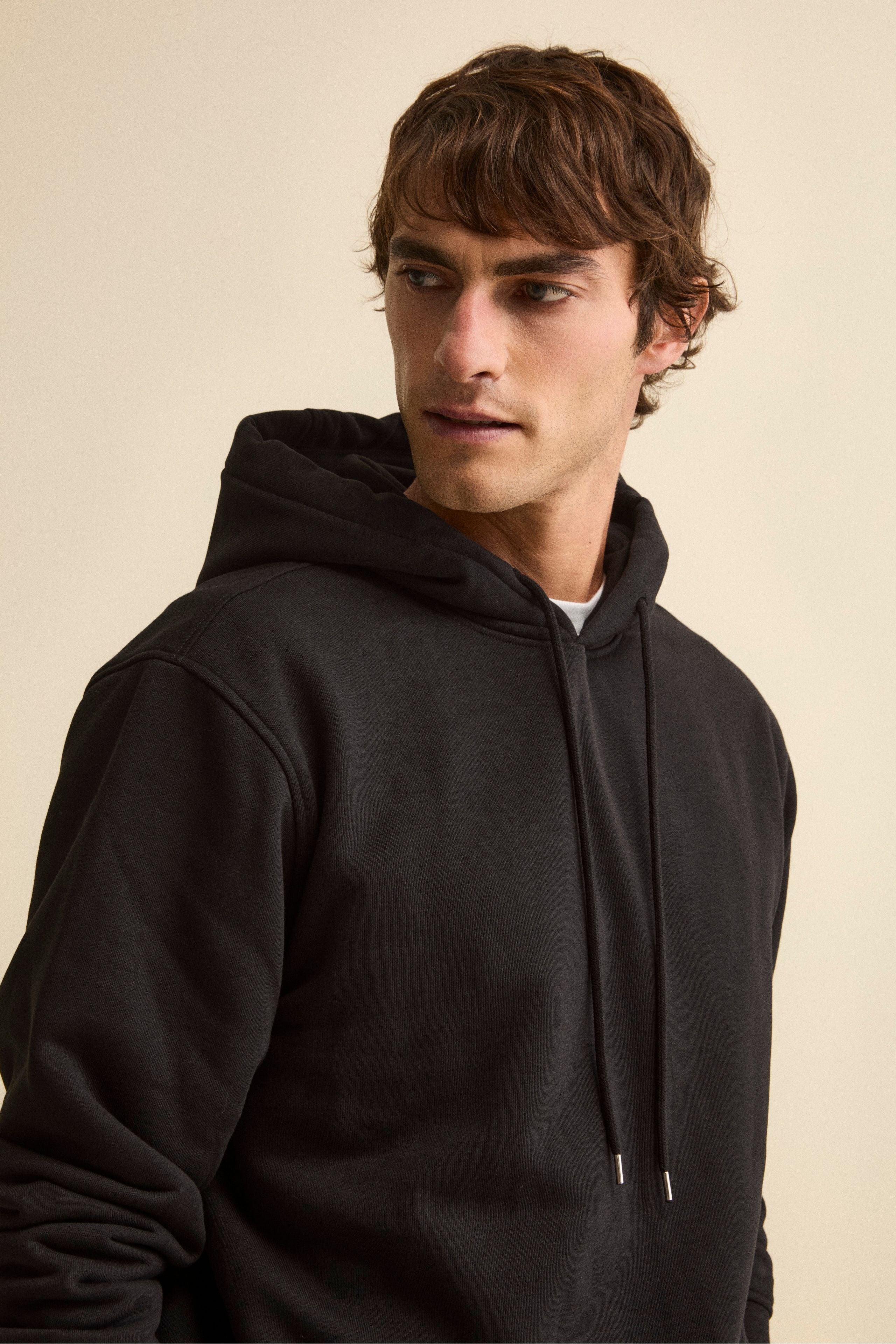 Sweat à Capuche Sportif - NOIR