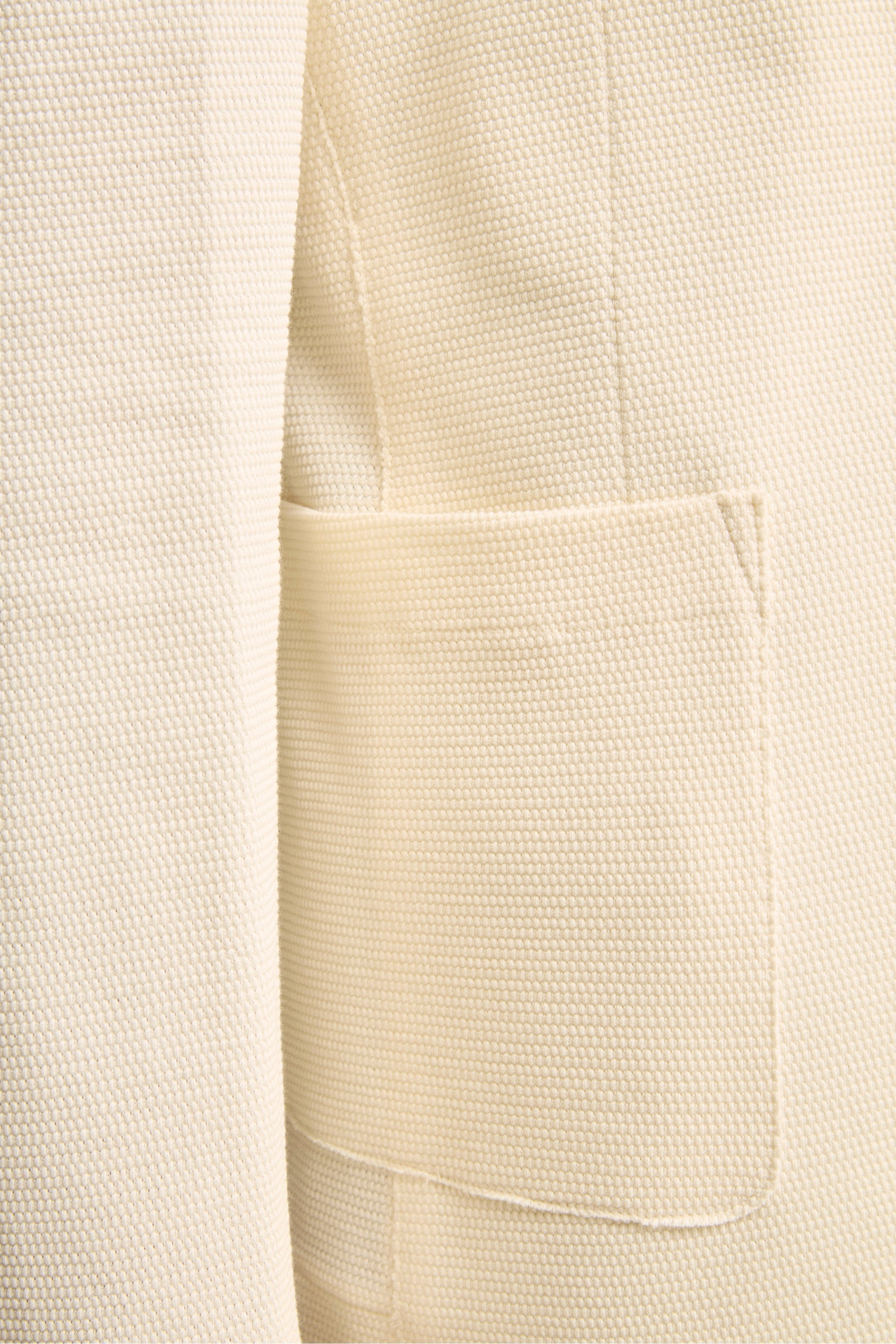 Giacca in Cotone con Pettorina e Cappuccio - NATURALE