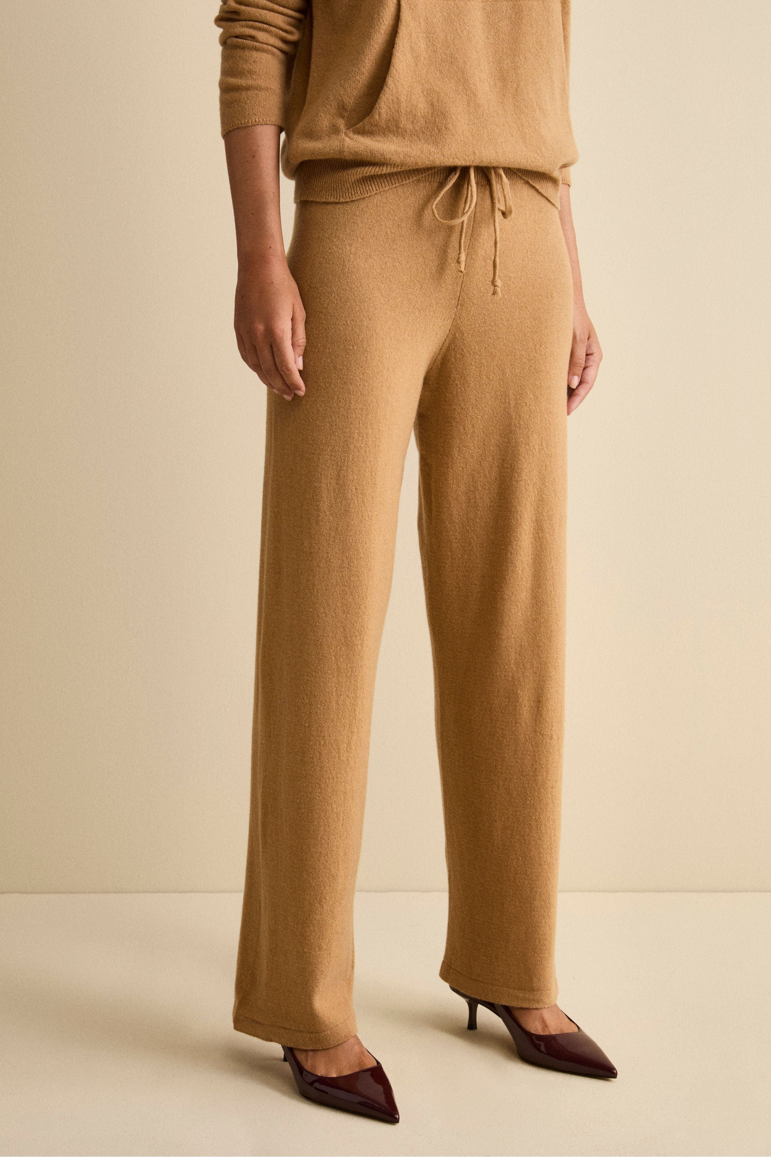 Combinaison en cachemire - Chameau