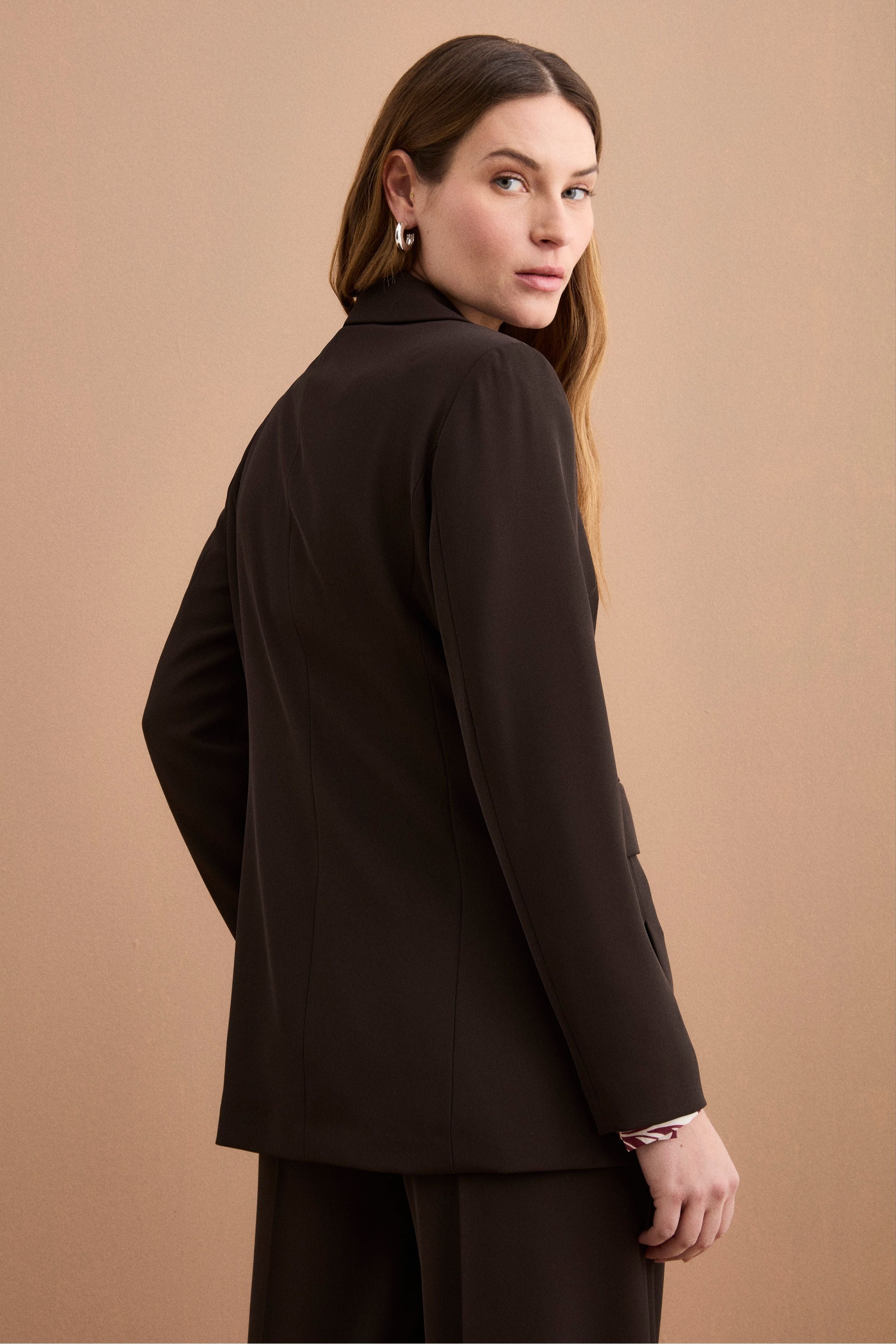 Blazer Doppiopetto Foderato in Cady - T.MORO