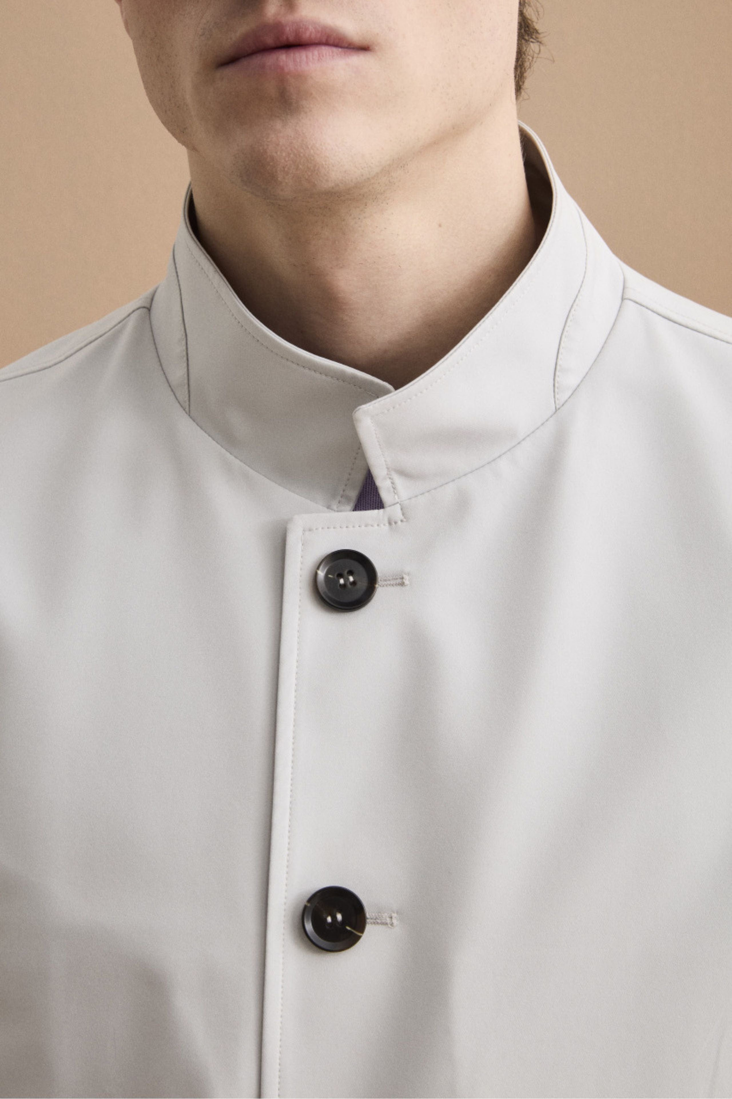 Impermeabile Monopetto Semifoderato - GHIACCIO