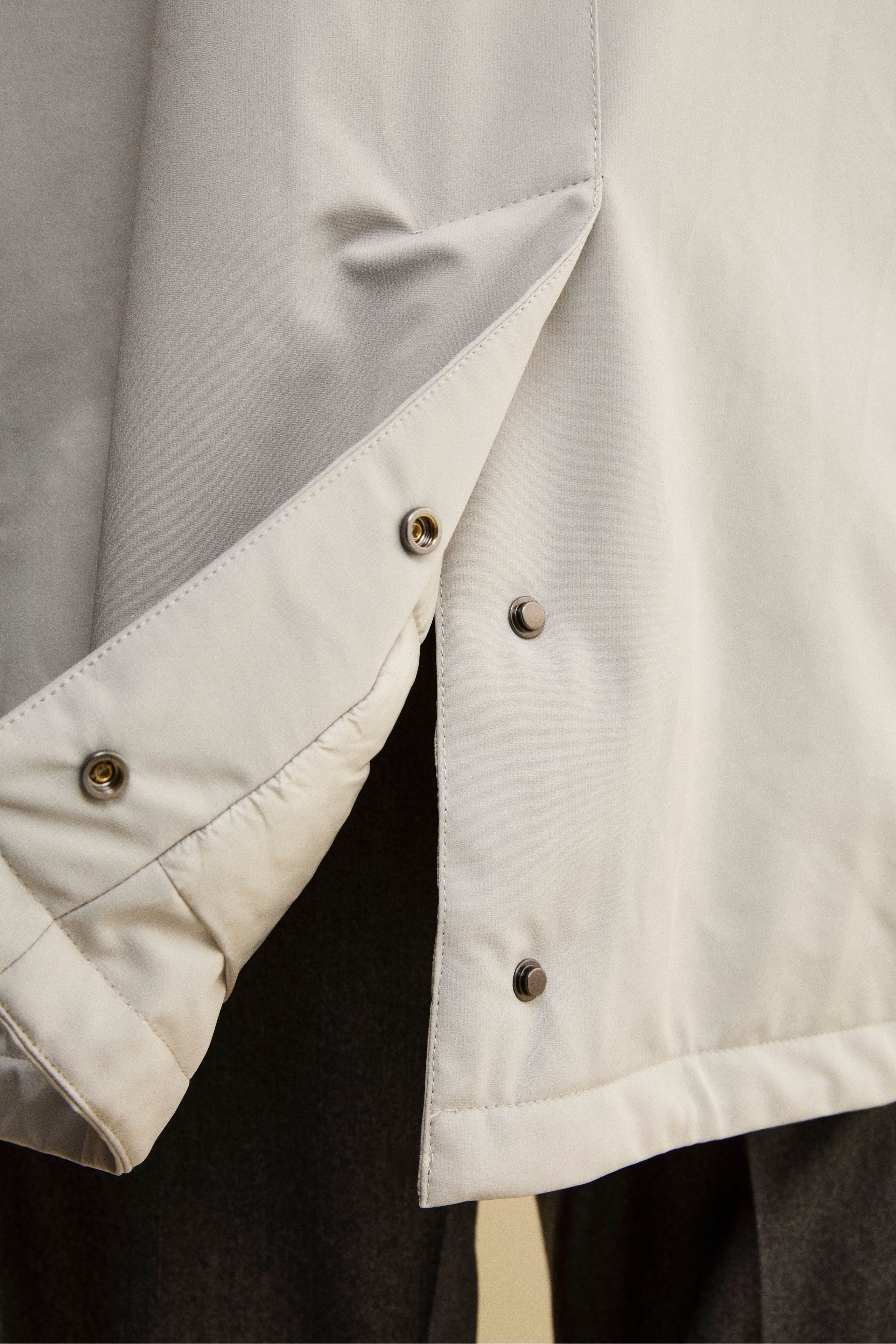 Midi Padded Coat with Inner Vest - Sand brown