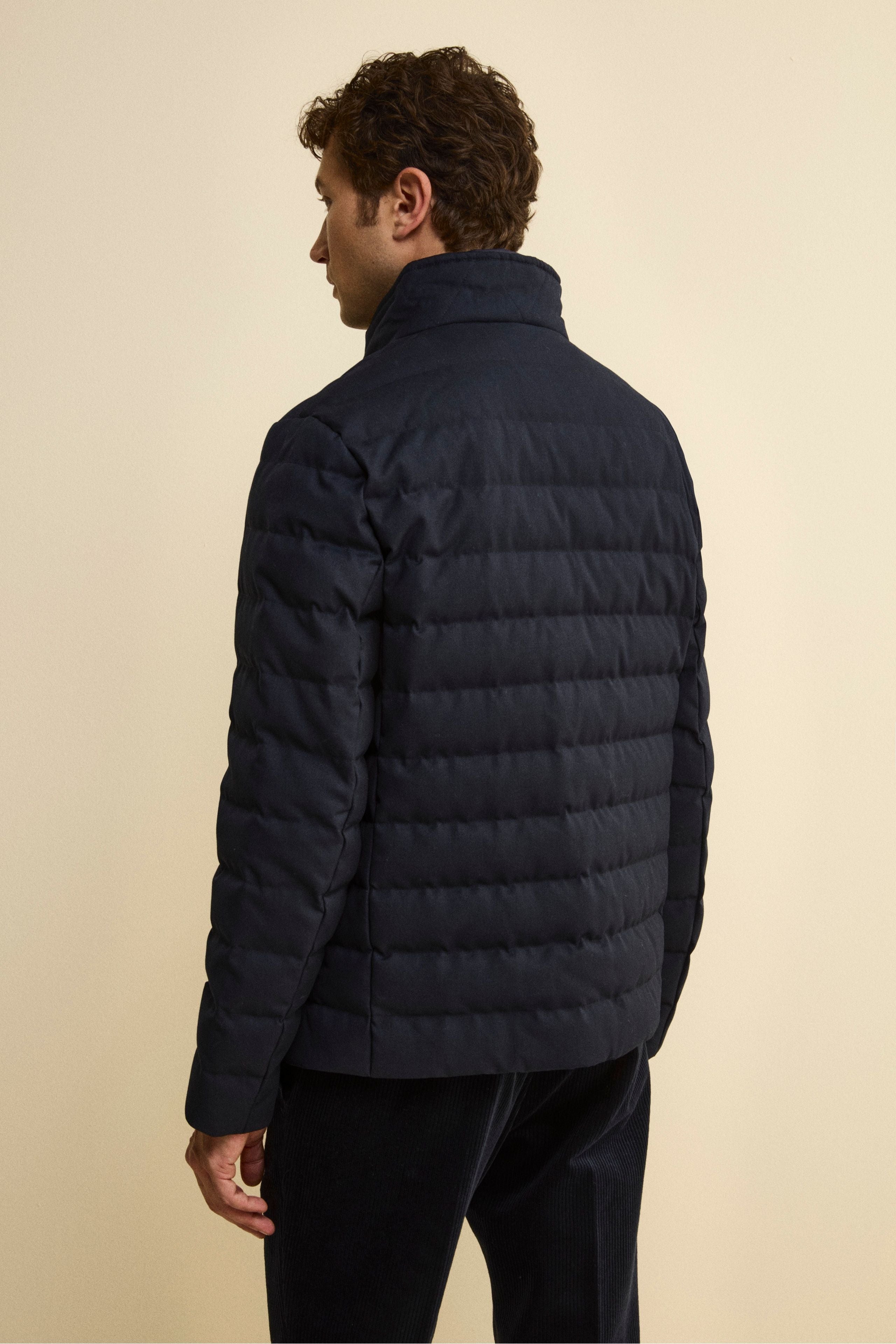 Padded Jacket with Vest - BLUE