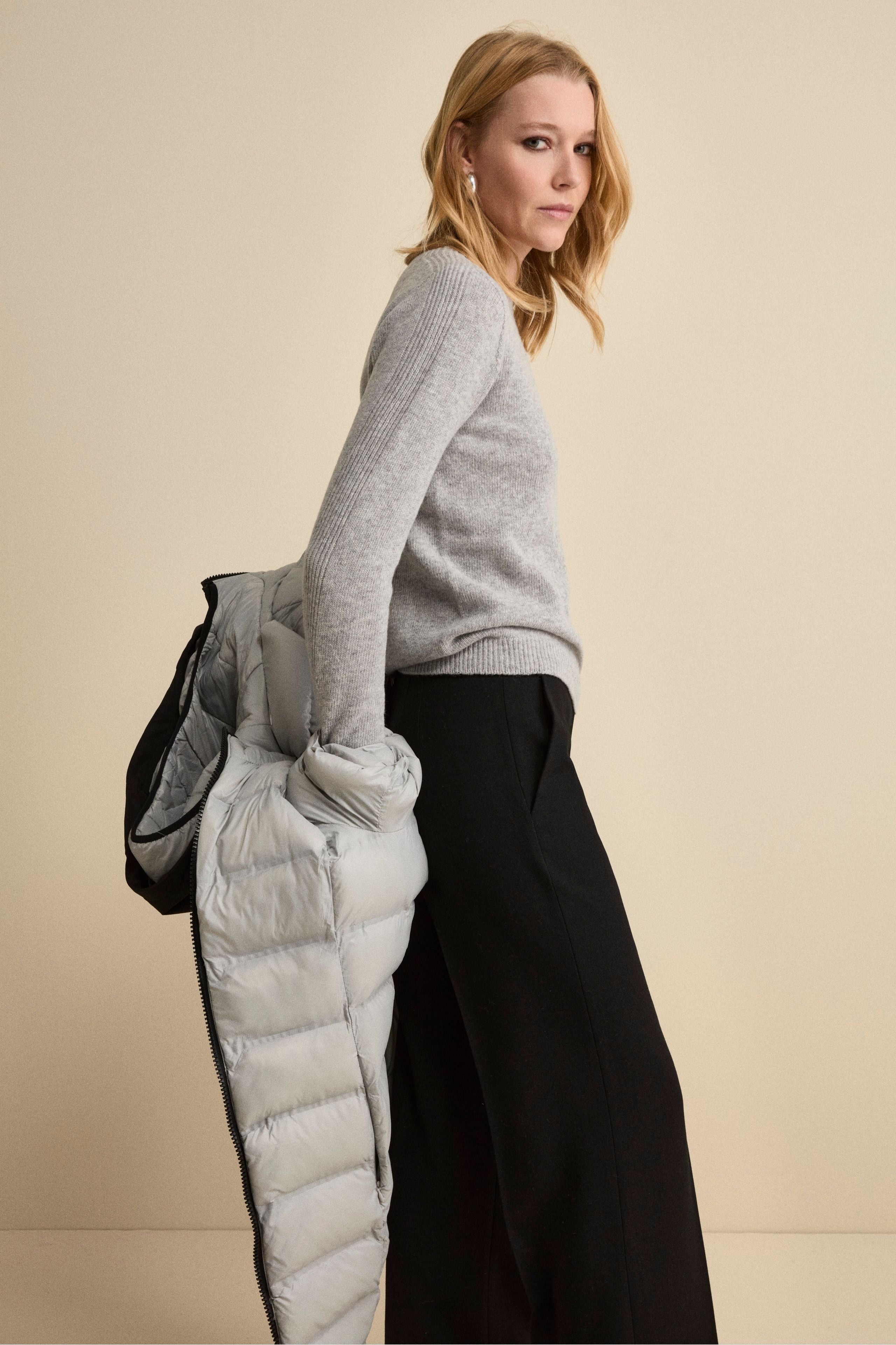 Reversible Padded Coat – Black