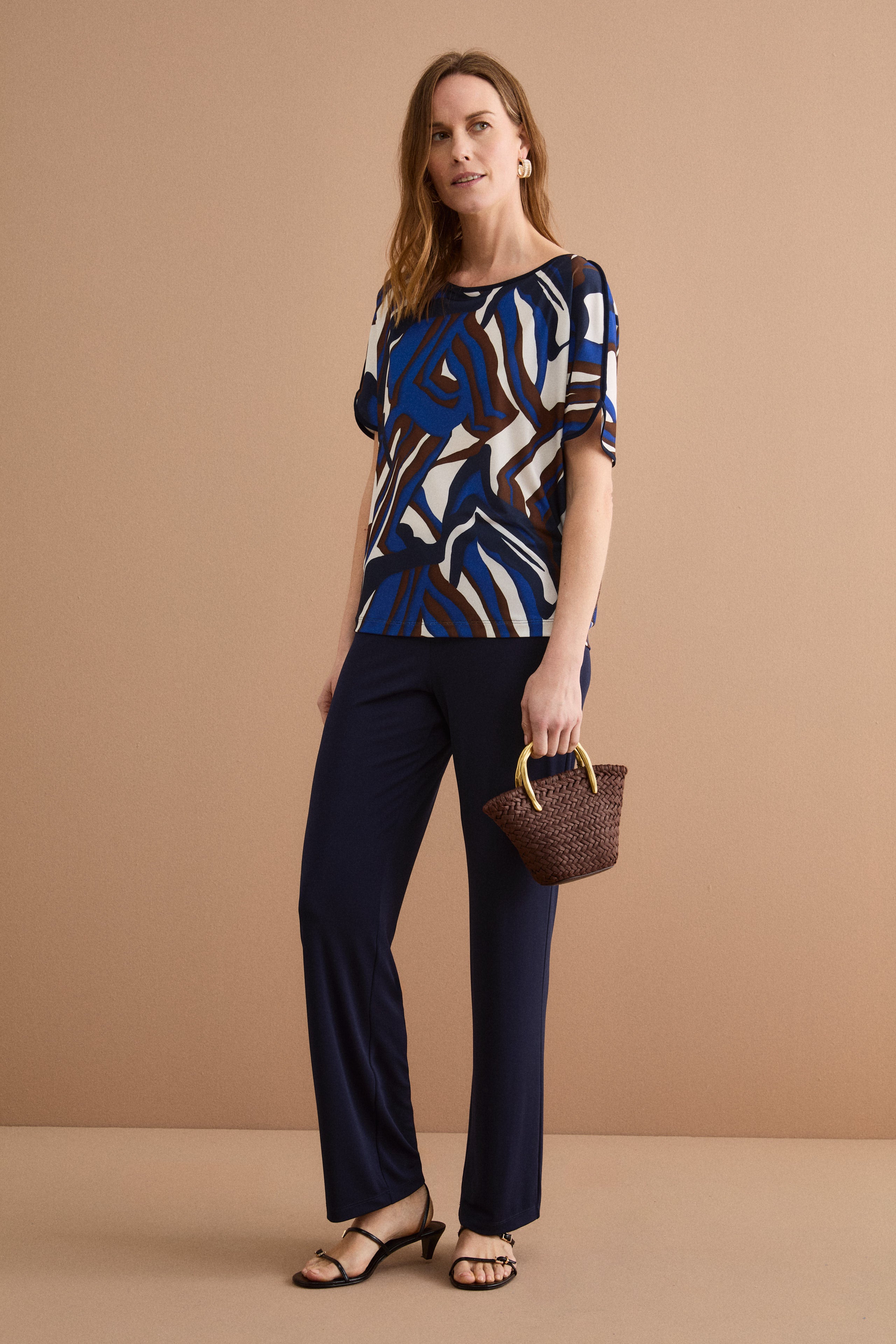 Elegant Jersey Ceremony Trousers - BLUE