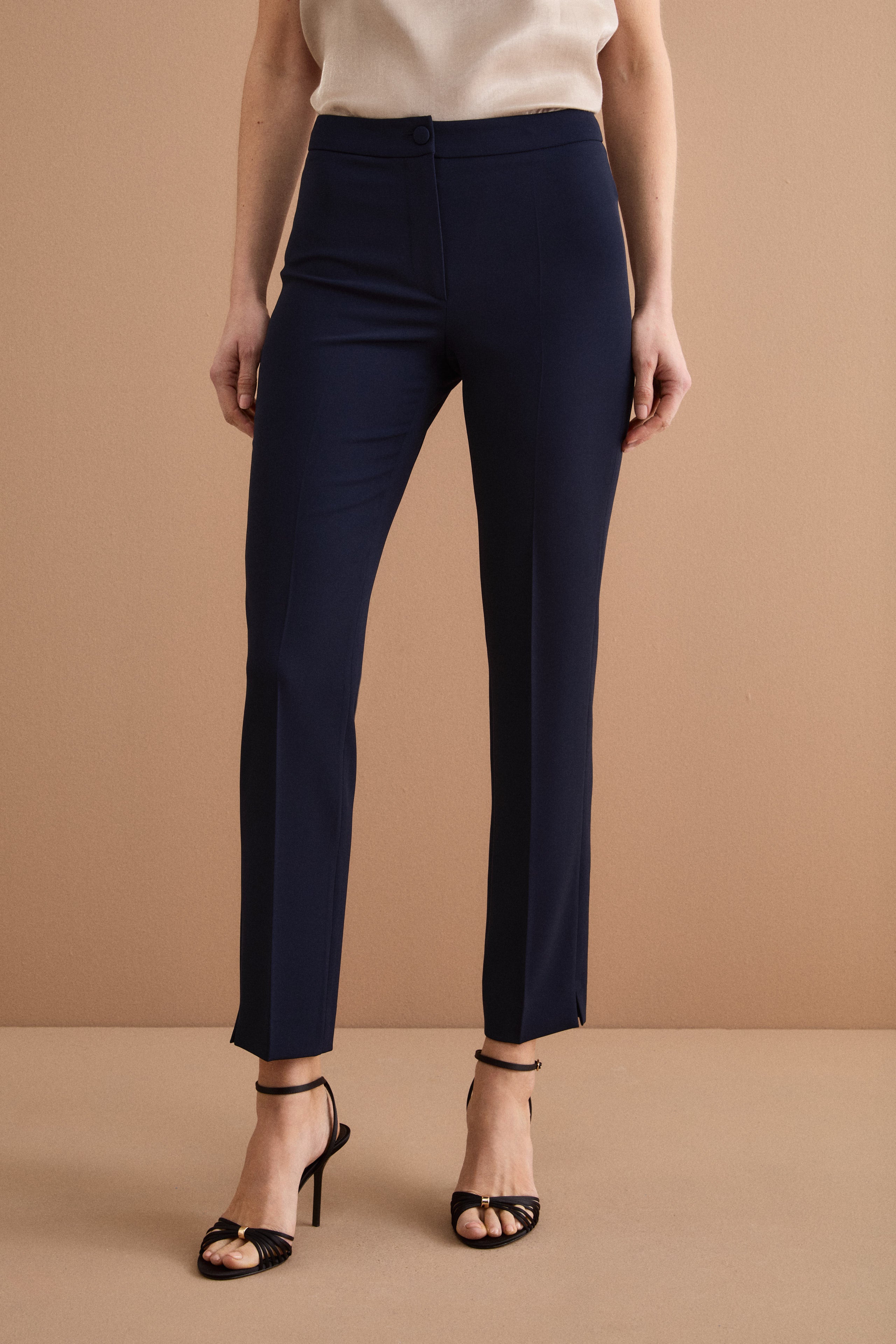 Cady Ceremony Cigarette Trousers - BLUE