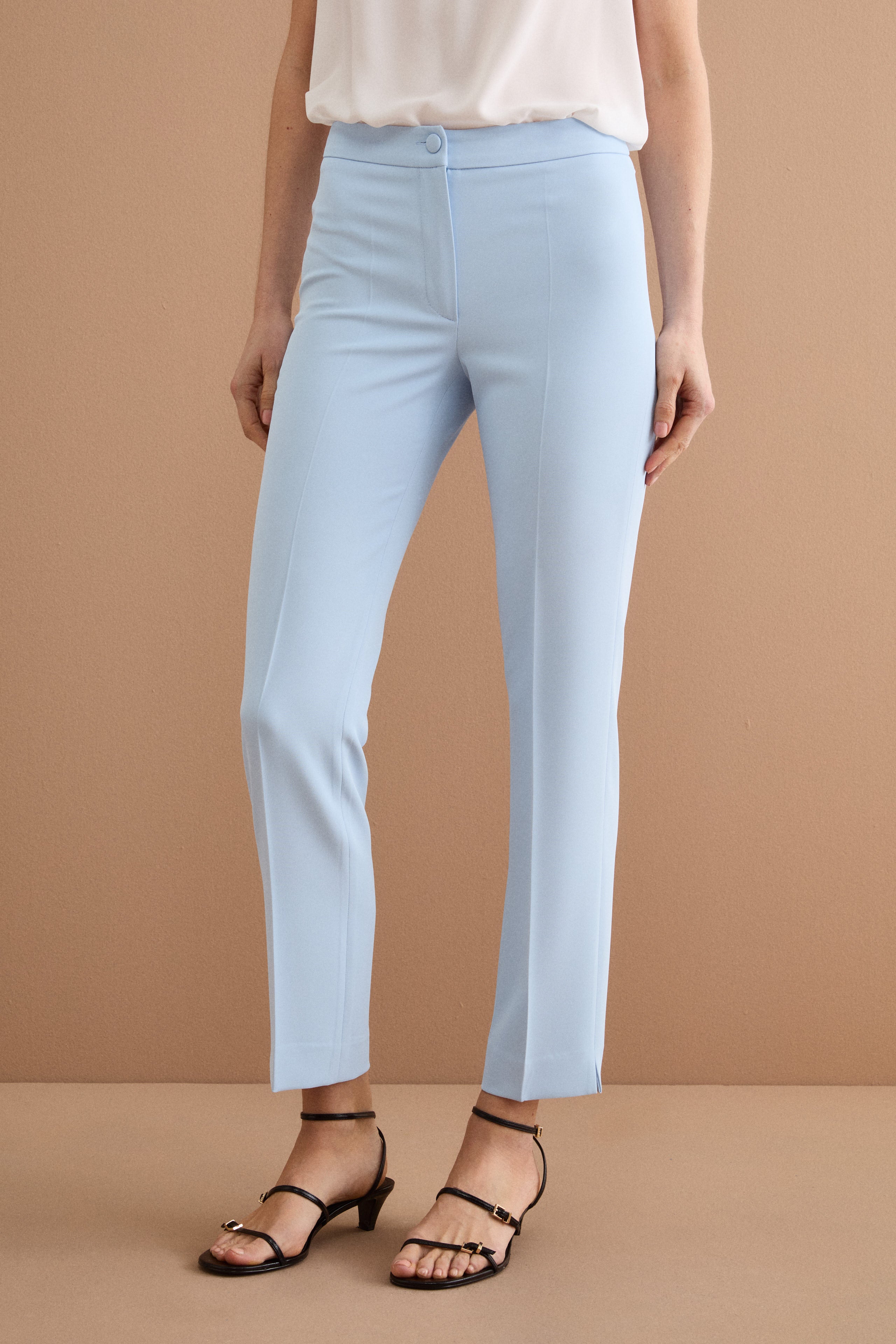 Cady Ceremony Cigarette Trousers - Light blue