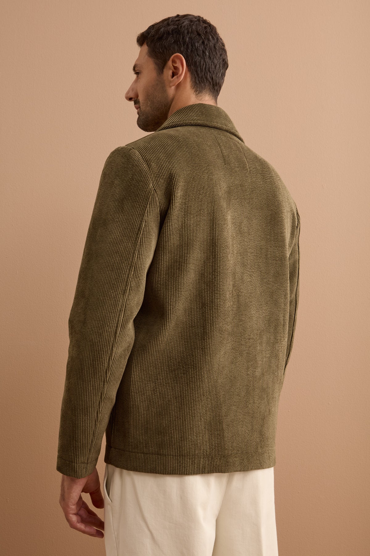 Virgin Wool Single-Breasted Slim Fit Check Suit - GREEN