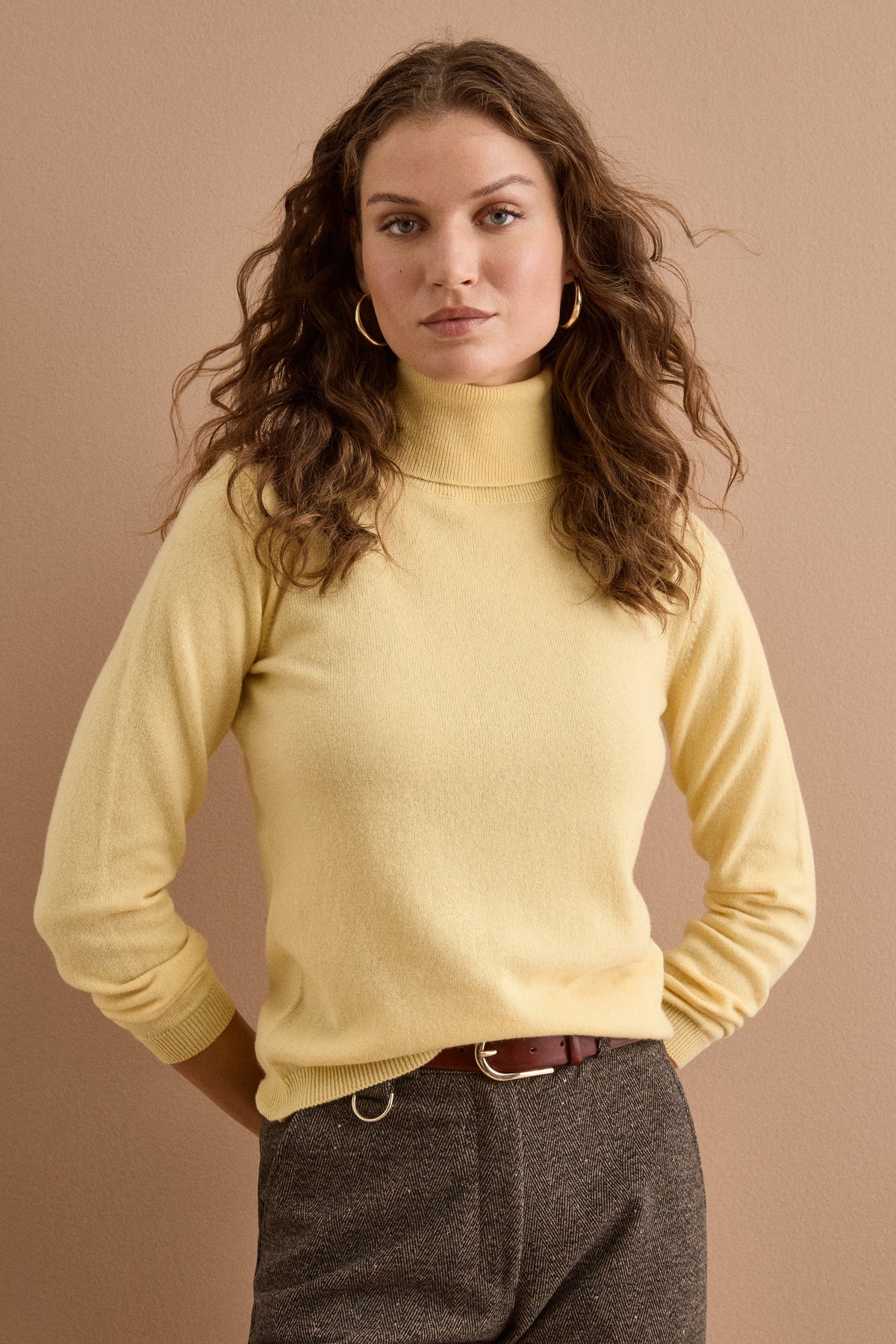 Dolcevita in Puro Cashmere - GIALLO