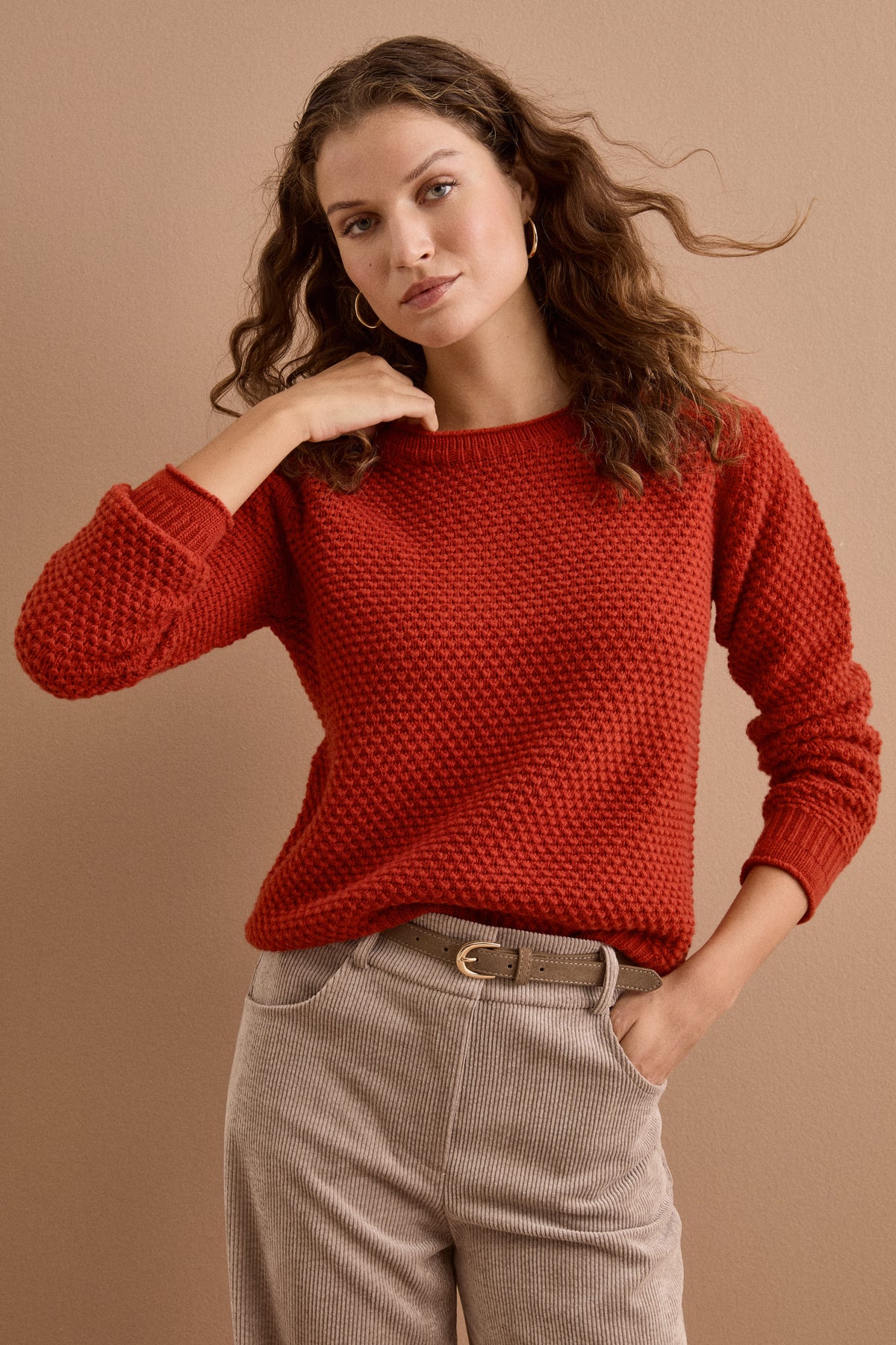 Maglia Girocollo in Lana e Cashmere Regular Fit - COCCIO