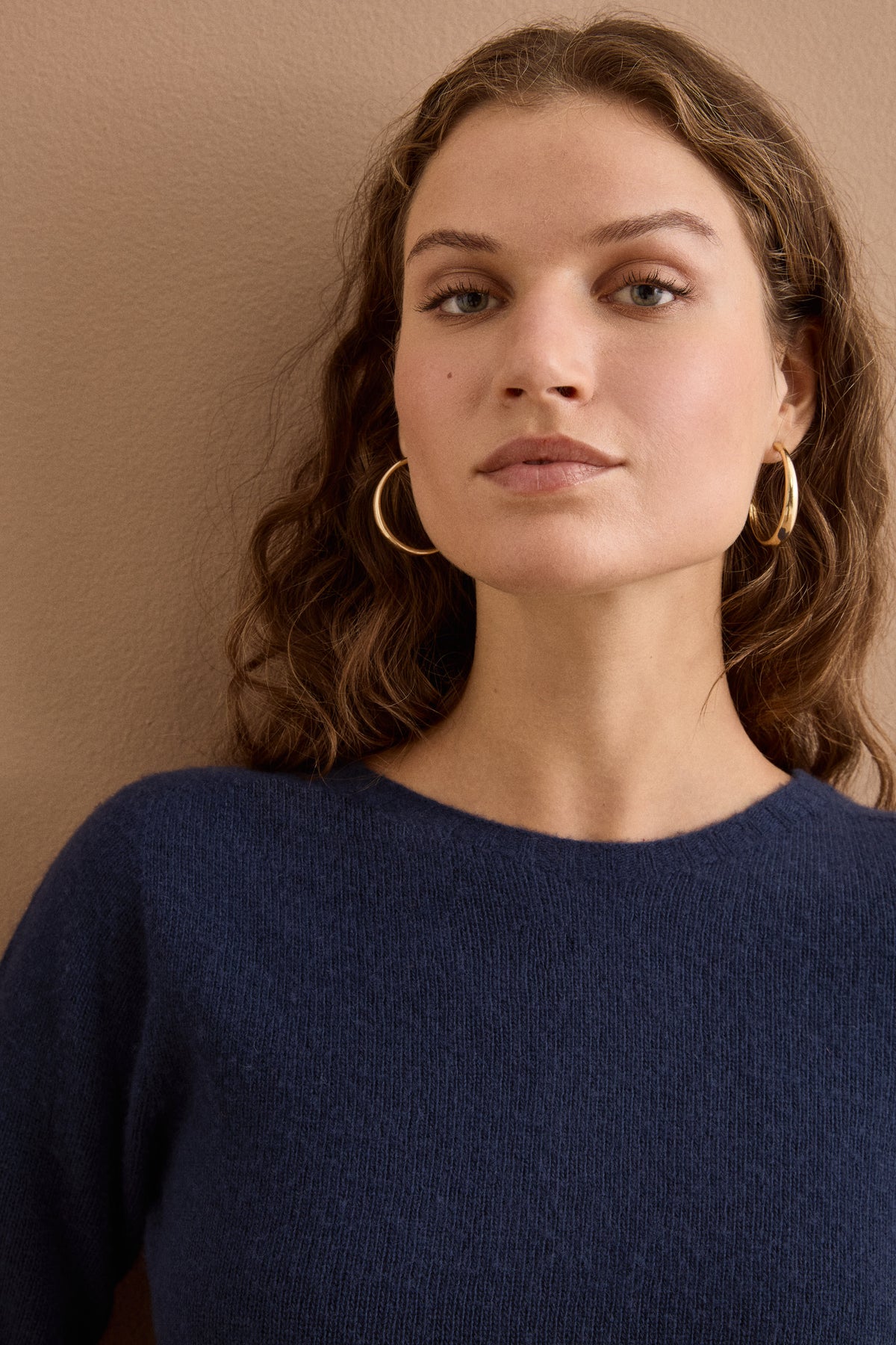 Women’s Merino Wool Crew-Neck Sweater - BLUE