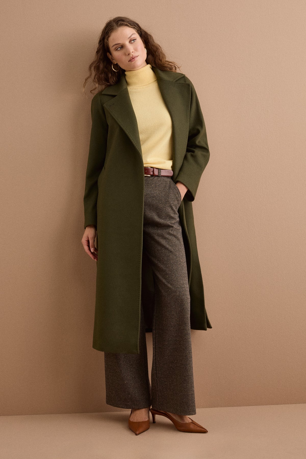 Pantalone Chevron a Gamba Larga - GRIGIO