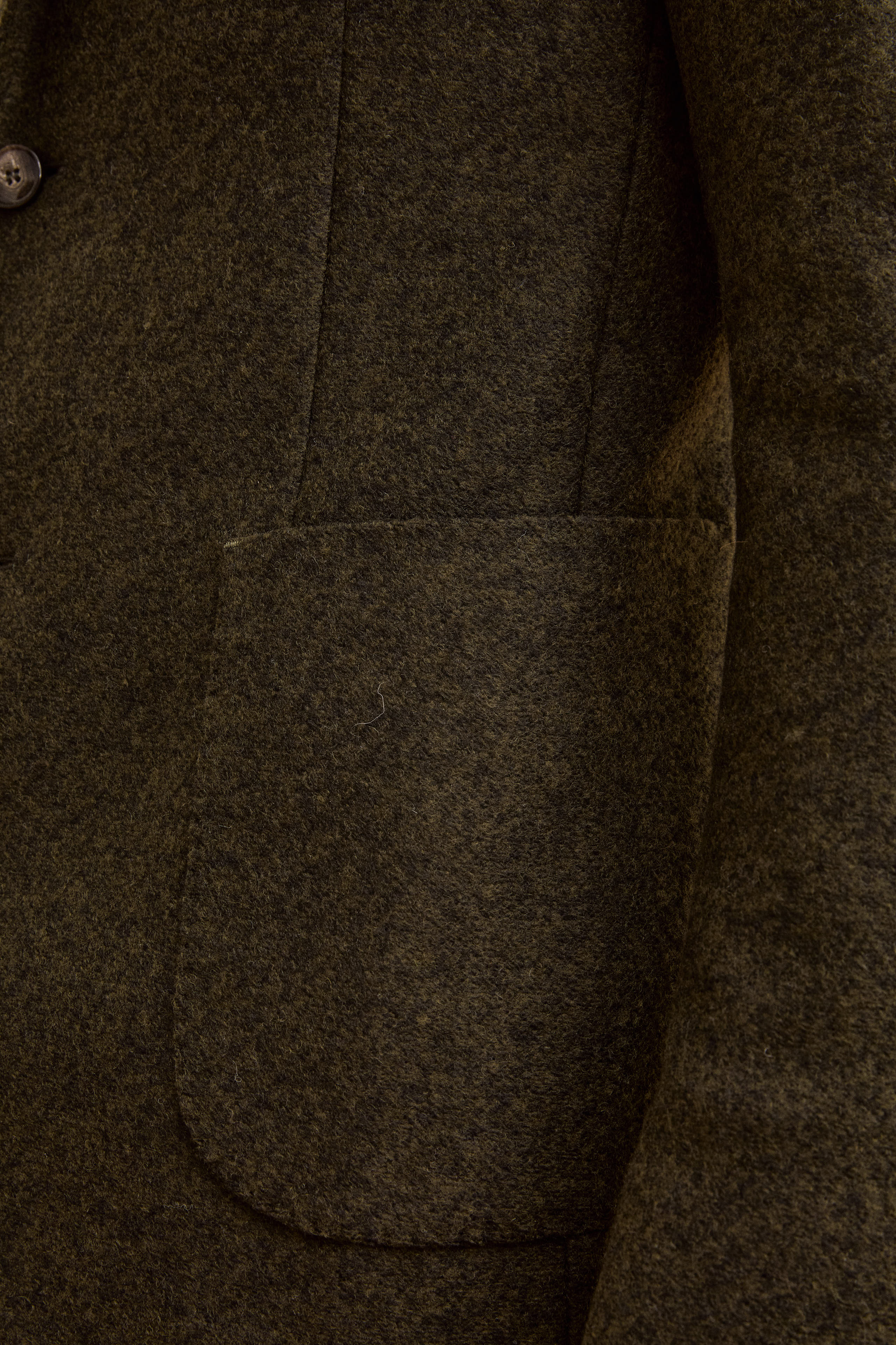 Halbgefütterte Herren-Jerseyjacke aus Wollmischung - -