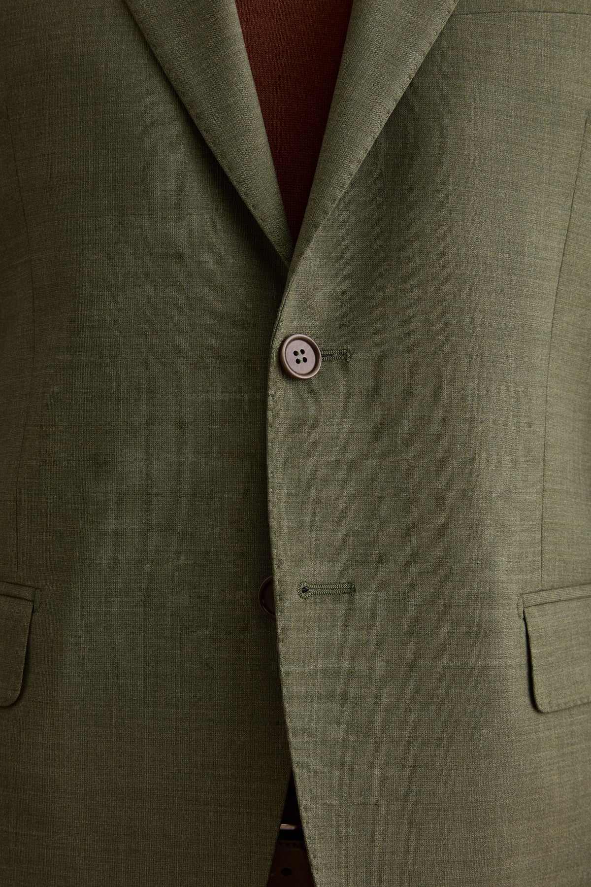 Slim-Fit Single-Breasted Virgin Wool Suit in a Bold Colour - GREEN